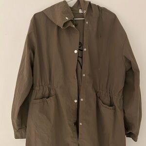 Khaki Women's Pea Coat